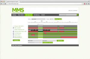 Webansicht MMS